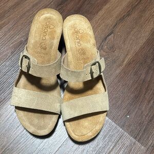 Yokono Wedge Sandals Made In Spain sz 9.5